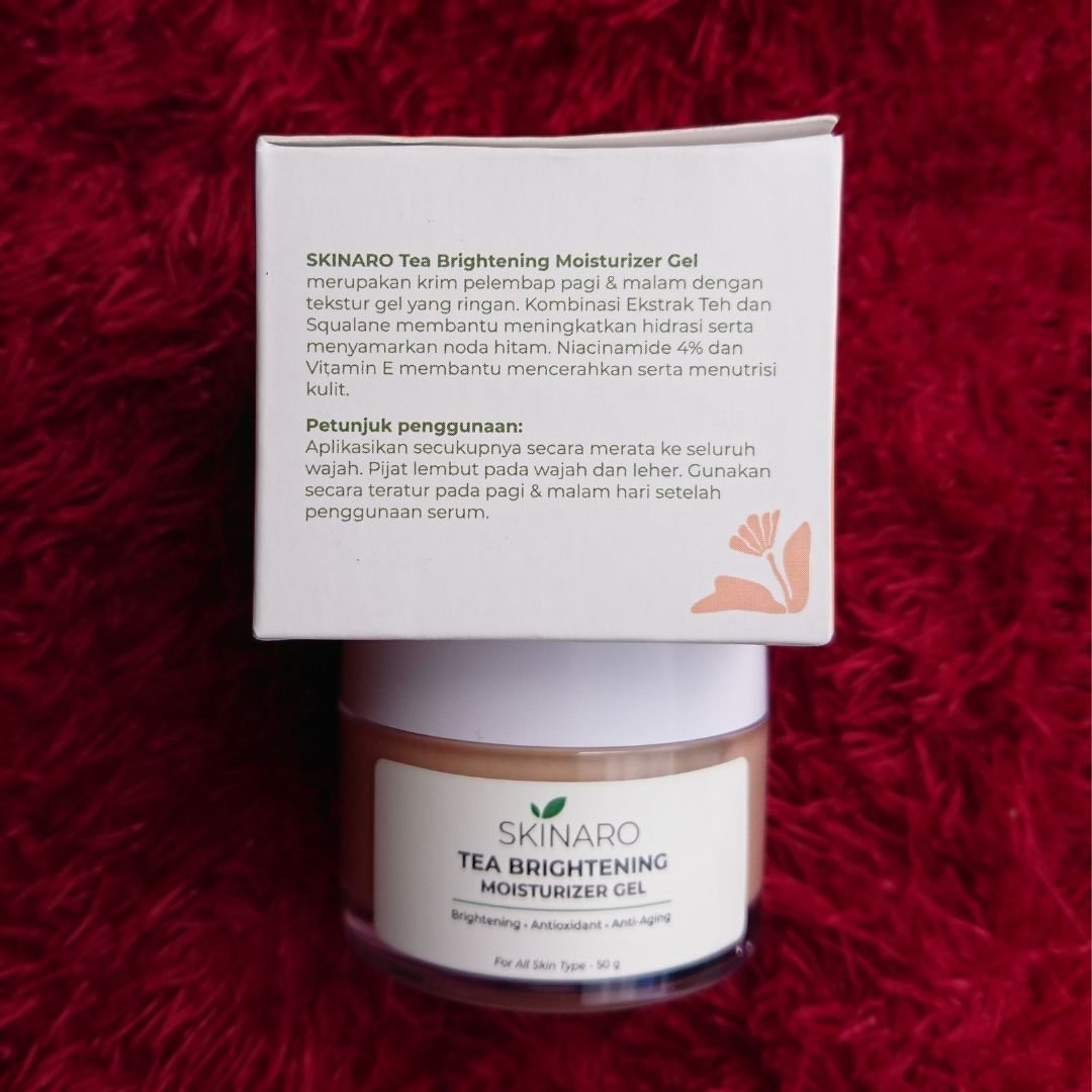 Foto Produk SKINARO Tea Brightening Moisturizer Gel 4